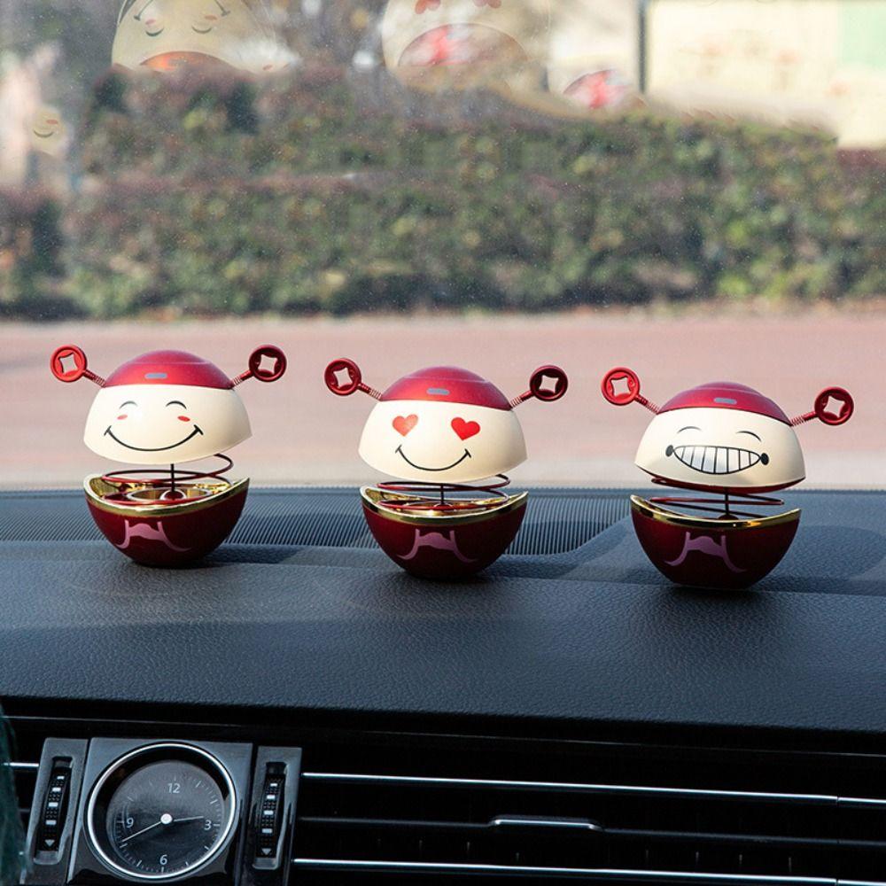

Dopamine Auto Interior Accessory Car Bell Desktop Ornament Festive Nodding Head Ornament Ornament Style-A