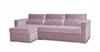Varius Corner Sofa Bed with Sleeping Function Family Furniture Cornea Lilac Pink