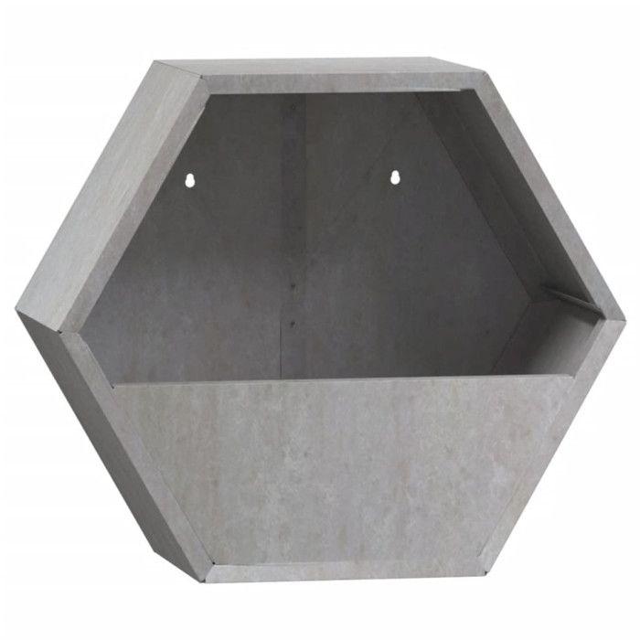 VidaXL Jardinières murales 2 pcs Rouillé Acier corten 30x10x25 cm 823684