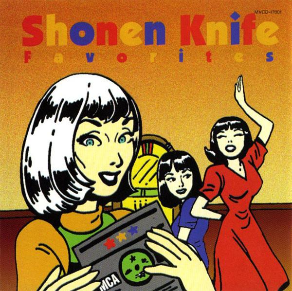 

CD SHONEN KNIFE - Favorites MVCD17001 MCA Records 1994 Japan Japanese Pop/Rock Used
