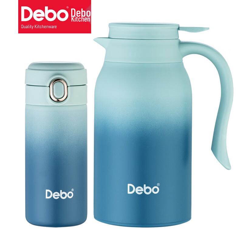 Debo Okden 900ml Vacuum Flask & 300ml Thermos Cup Set