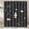 Flowers fruits washable Dirt-Resistant Shower Curtain Shower Head waterproof Polyester Bath Curtain For Home Decor Accessories