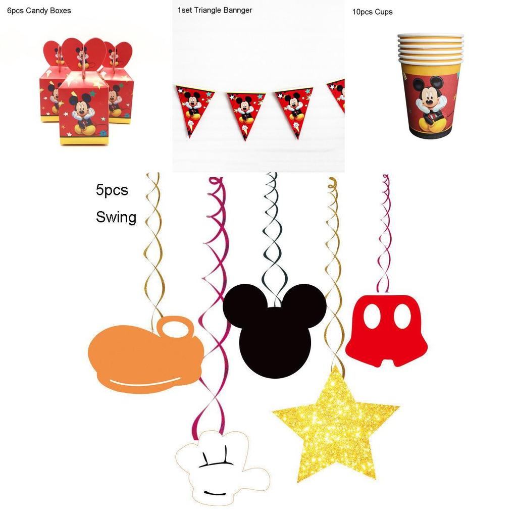 Micky Maus Themenparty Zubehör für fröhliche und festliche Geburtstagsfeiern