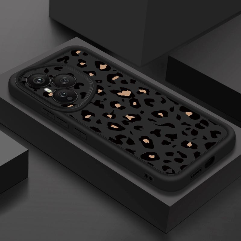 Leopard Print Pattern Phone Case For Honor 400 200 Pro Magic7 Lite X8c X9c Smart X6a X6b X6c Shockproof Soft TPU Silicone Cover