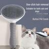Pet Grooming Comb: Depilatory Brush for Cats & Dogs - Removes Loose Hair & Massages Teddy Bichon & Long-Haired Breeds