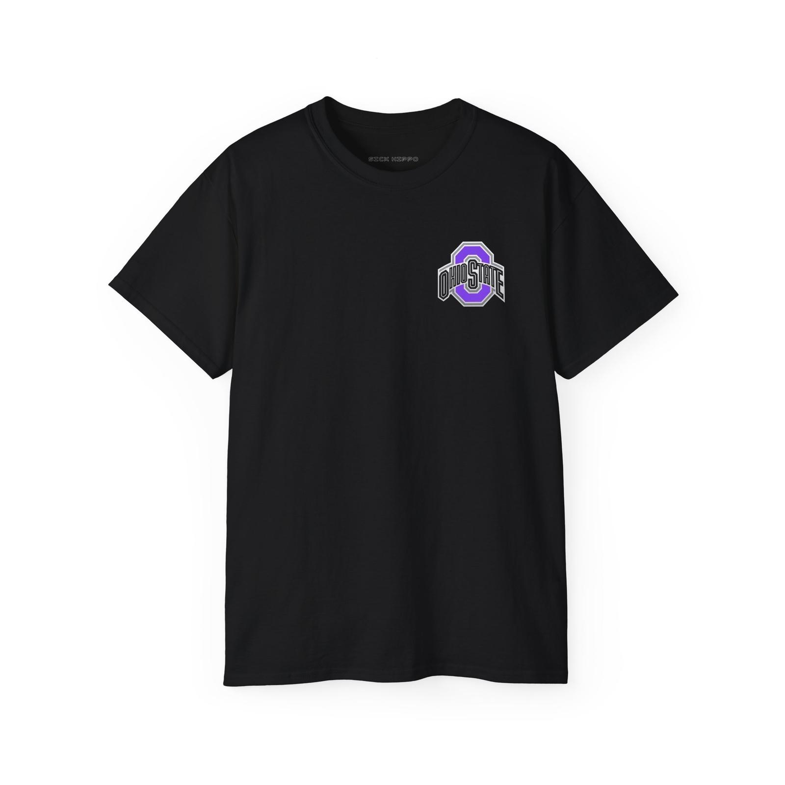 Ohio State University Football Fan Neon Graphic Tee, College Football Shirt, S разноцветный