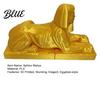 Egyptian Sphinx Figure Decor Vintage 3D Mini Printed Collectible Figurine Statue Golden Egypt Souvenir Ornament for Home Desktop Decoration
