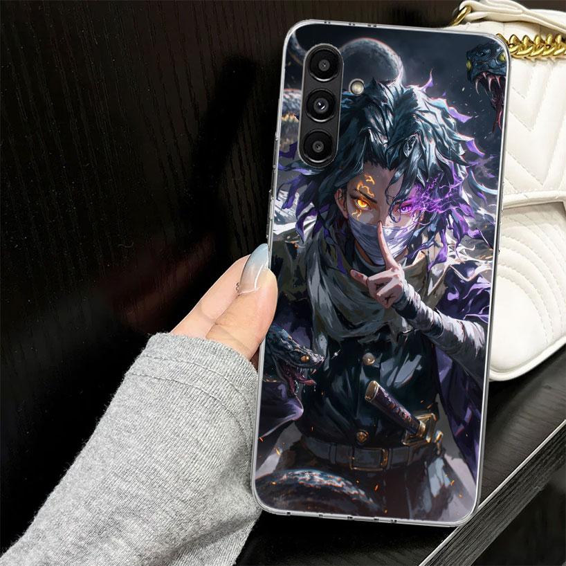Iguro Obanai Demon Slayers Case for Samsung A17 A16 A56 A36 A26 A15 A55 A35 A25 A14 A54 A34 A24 Phone Cover A13 A53 A33 A23 A05S
