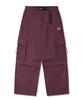 Trillion Utility Belt Multi Knee Tuck Cargo Wide Pants_Magenta