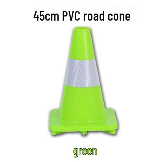 70cm Reflective PVC Road Safety Cone with Rubber Base
