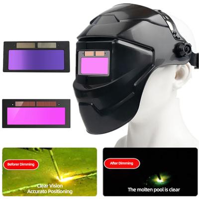 Solar Auto Colour Changing Welding Mask Head Mounted Welding Mask High Temperature Protection Welding Helmet