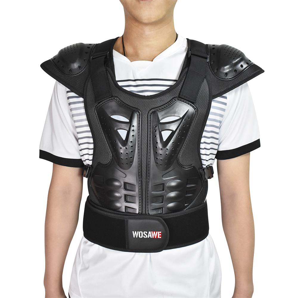 WOSAWE motocyklowe zestawy ochronne kamizelka motocrossowa kamizelka chroniąca przed upadkiem nakolanniki i łokcie