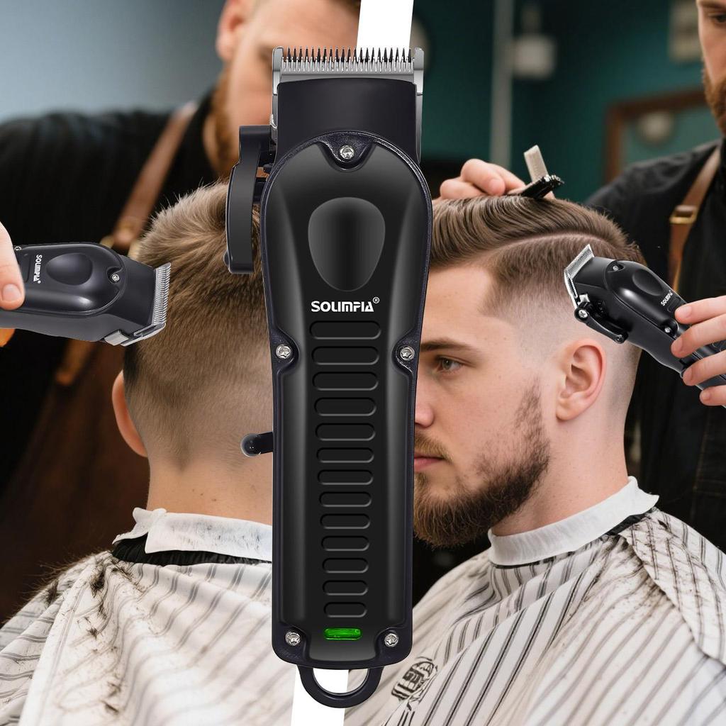 SOLIMPIA Maszynki do Strzyżenia Włosów dla Mężczyzn Profesjonalne Maszynki Barberskie do Strzyżenia i Pielęgnacji Włosów Akumulatorowy Trymer do Brody