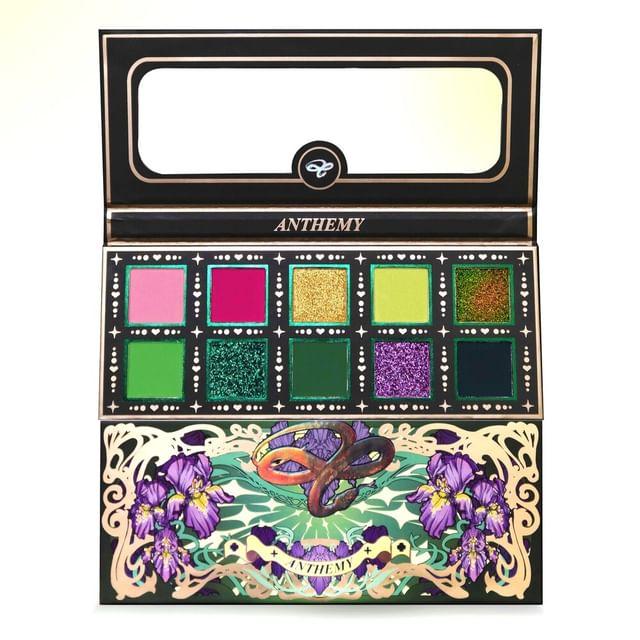 ANTHEMY - Green Snake 10-Color Chameleon Eyeshadow Palette