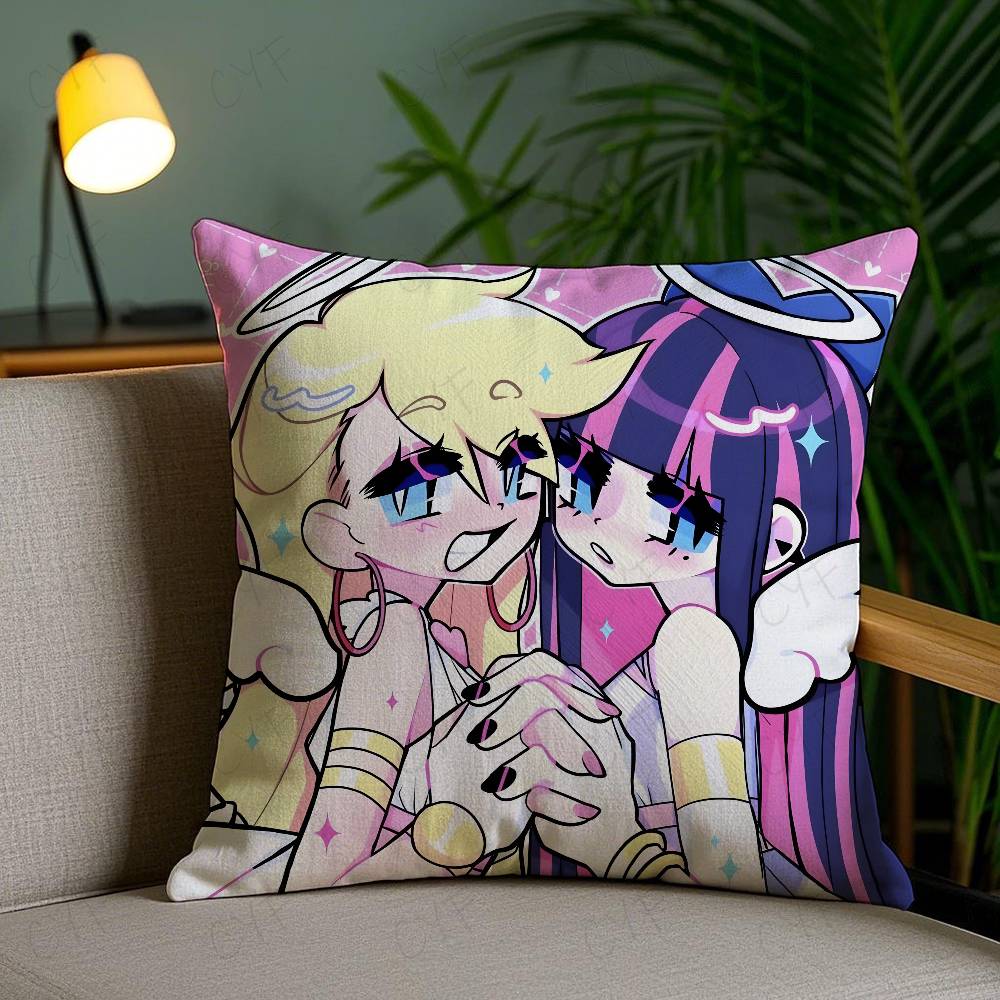 Panty & Stocking with Garterbelt Kissenbezug Kundenspezifisch bedrucktes Kissen aus gebürstetem Fleece, Babyhaut-Haptik, Umweltfreundlicher Sublimationsdruck