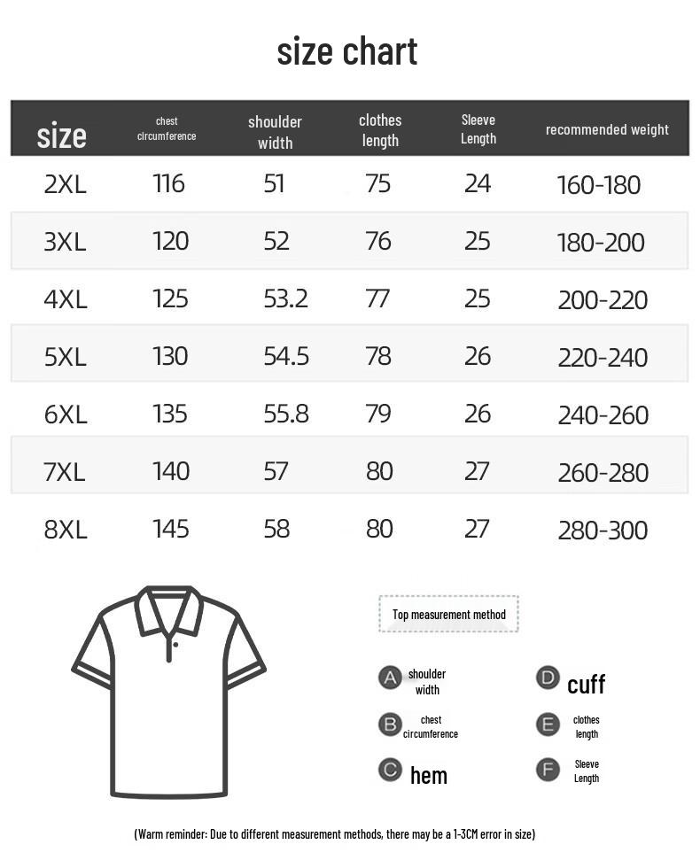 Dibenze Men's Plus Size Casual Short Sleeve Polo Shirt