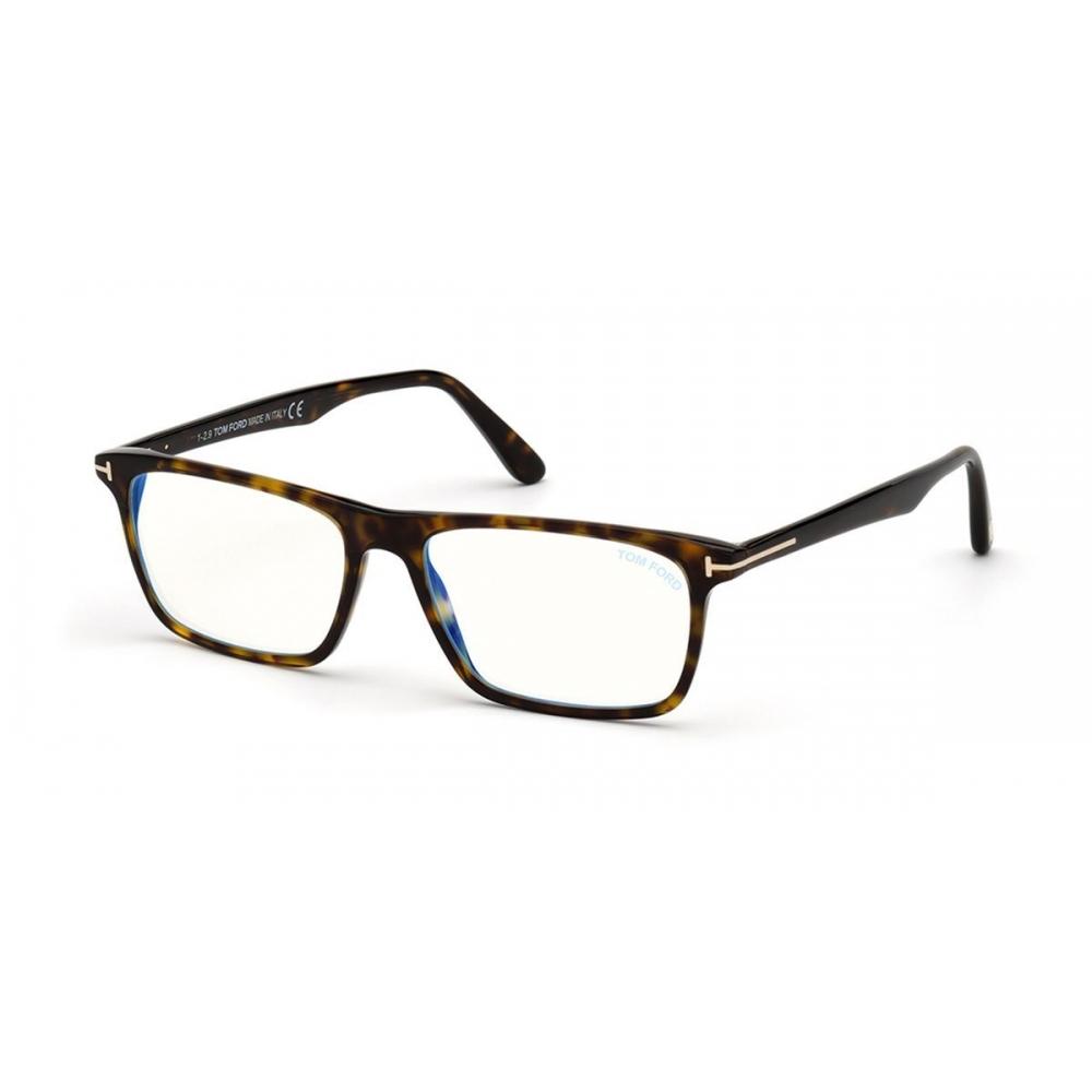 

Tom Ford Ft5681 B Blue Light Block 052 Men Eyeglasses Dark Havana/52-16-145