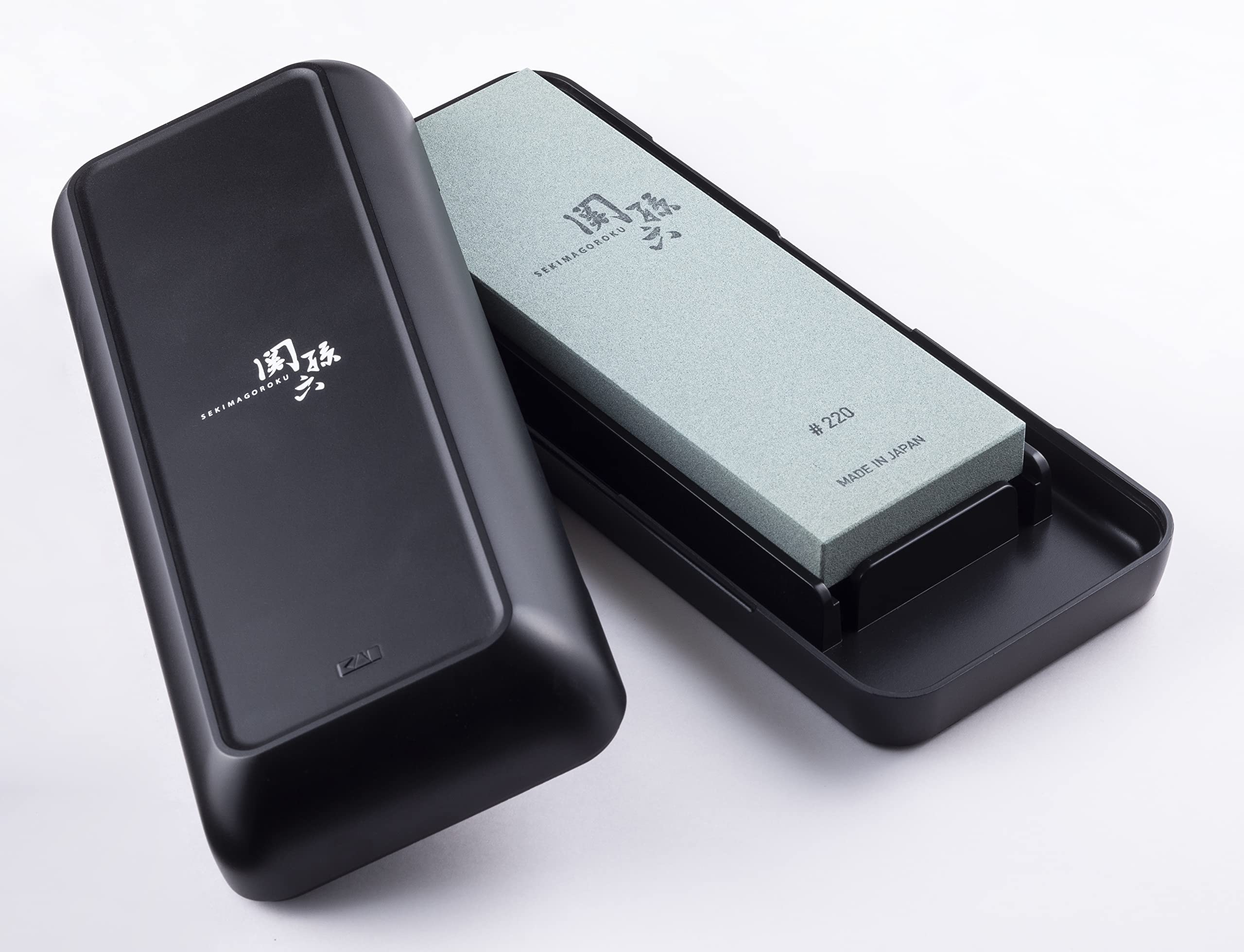 

Нож Kai Seki Magoroku Грубый с хранением Сделано в AP0328 Точилка, #220, Чехол, Япония,