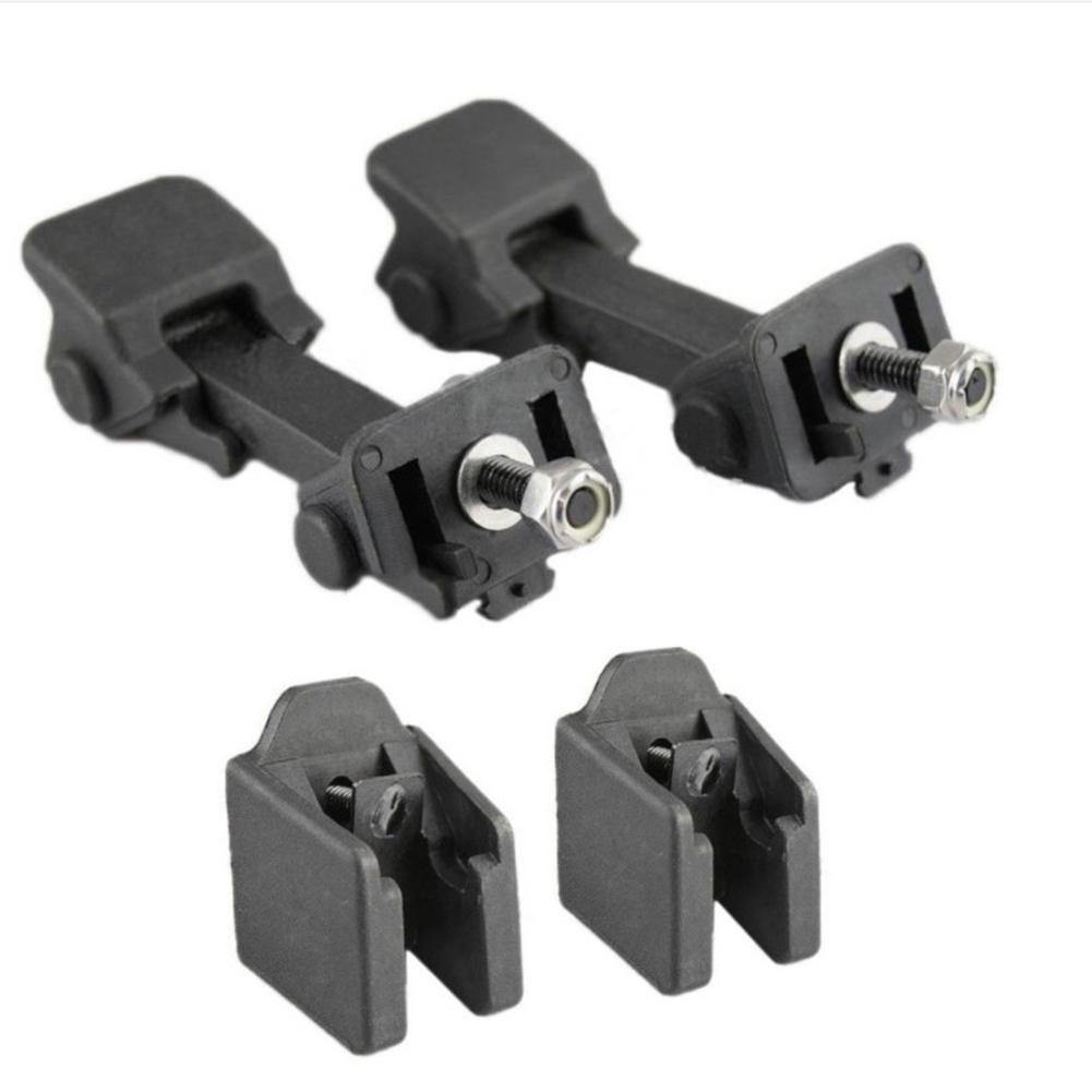 Pair Front Hood Latch Catch and Bracket for Jeep For Wrangler TJ 1997 2006 Replacement Part 55395652AC 55176636AD