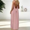 Backless Loose Women's Camisole Dress Coat for Homewear