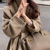 Women's Oversized Knitted Cardigan Casual Open Front Long Sleeve Sweater Coat Fall Winter Warm Outerwear