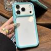 Creative DIY large window for Apple 17 mobile phone case 16/15/13 transparent ins wind 14 protective case premium 12