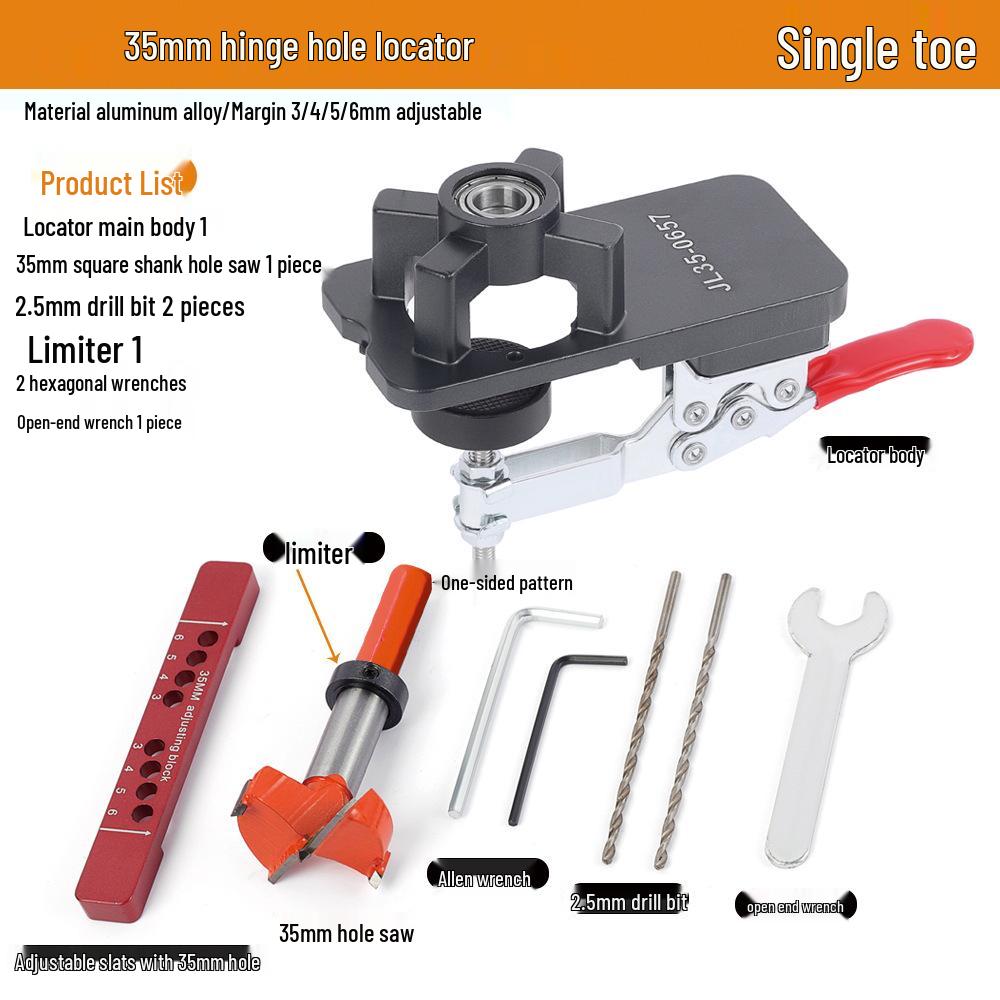 

35 мм Деревообрабатывающий Открыватель отверстий для петель и Инструмент для разметки отверстий