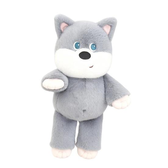 Stuffed Animal Plush Toy, Soft Running Calf Fox Cat Dog Doll for Kids, Cuddle Hugging Plushie for Boys Girls, Portable Travel Companion Gift