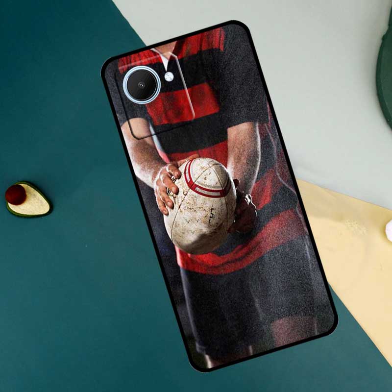 Rugby Ball Kit Team For Realme GT7 Pro GT6 C67 C65 C63 C61 C55 C53 C51 C35 C71 C75 11 12 13 14 15 Pro Plus Case