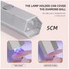 Mini timing display portable handheld mini nail lamp family quick-drying flashlight pen rechargeable nail dryer UV LED nail pen