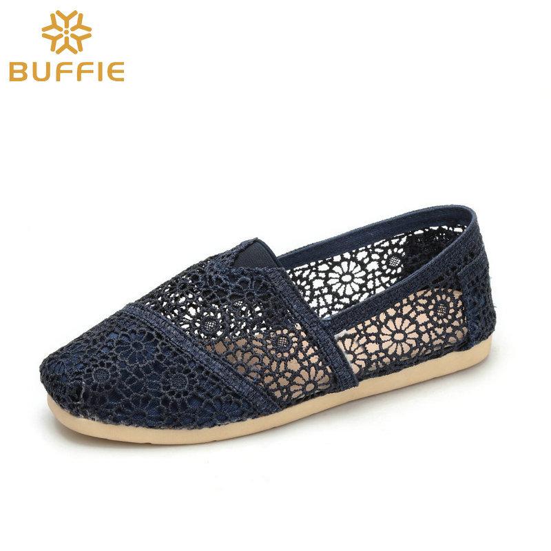 

Processing European and American lace hollow cloth single shoes women s breathable flat heel solid color comfortable casual candy color spring and sum 41 темно-синий