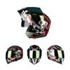 Motorcycle Helmet Full Face Dual Lens Adjustable Vent Breathable Lining Lightweight Motocross Helmet