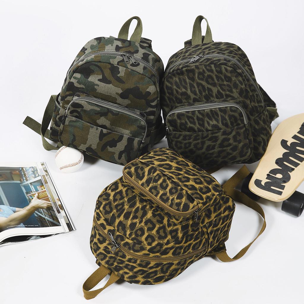 Fashionable Young Girl School-style Double-shoulder Bag for Outdoor Flash Photography Travel and Casual Use