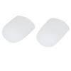 Pair Of Silicone Gel Reusable Washable Toe Caps Pain Reliever FIT FOR Adult Big White