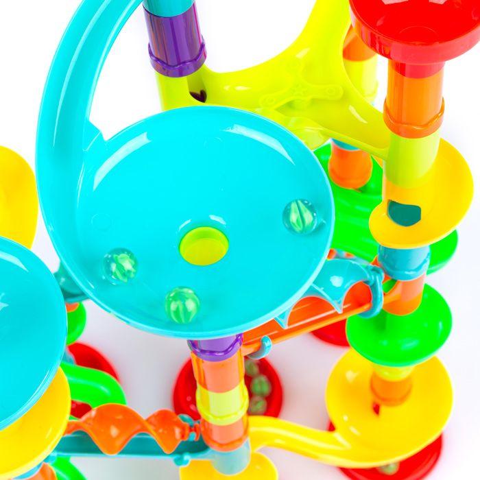 Kinderplay Ball Run with Launcher, Modular Maze, 113 Pieces (KP5965)
