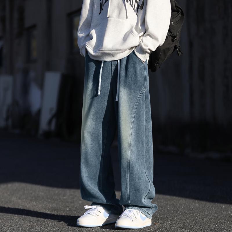 

Мужские деконструированные джинсы широкого кроя Homlean XL