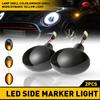 For Mini Cooper R55 R56 R57 R58 R59 Side LED Marker Light Flowing Turn Signal 2X