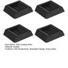 4Pcs Griddle Leveling Shims Kit Keep Flat Top Grill In Level Rubber Outdoor BBQ Electric Grill Leveler Stand Grill Accessories for Most Grills