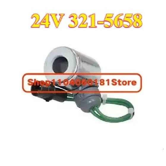24V 321-5658 140H Electric Parts Solenoid Valve Coil 3215658 For 776C 784B 784C 771C 771D 775B 775D Truck 12H 143H