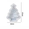 3D Christmas Stereoscopic Deer Animal Silicone Mold Crystal Drop Glue Fondant Cake Decorating Resin Silicone Casting Mold