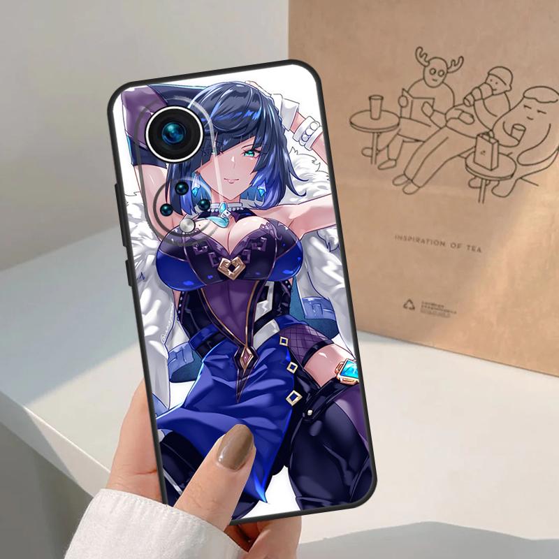 Yelan Genshin Impact For Honor Magic 8 Pro 7 6 5 Lite Case For Honor Win RT 200 400 50 70 90 X8b X9a X9b X9c X9d