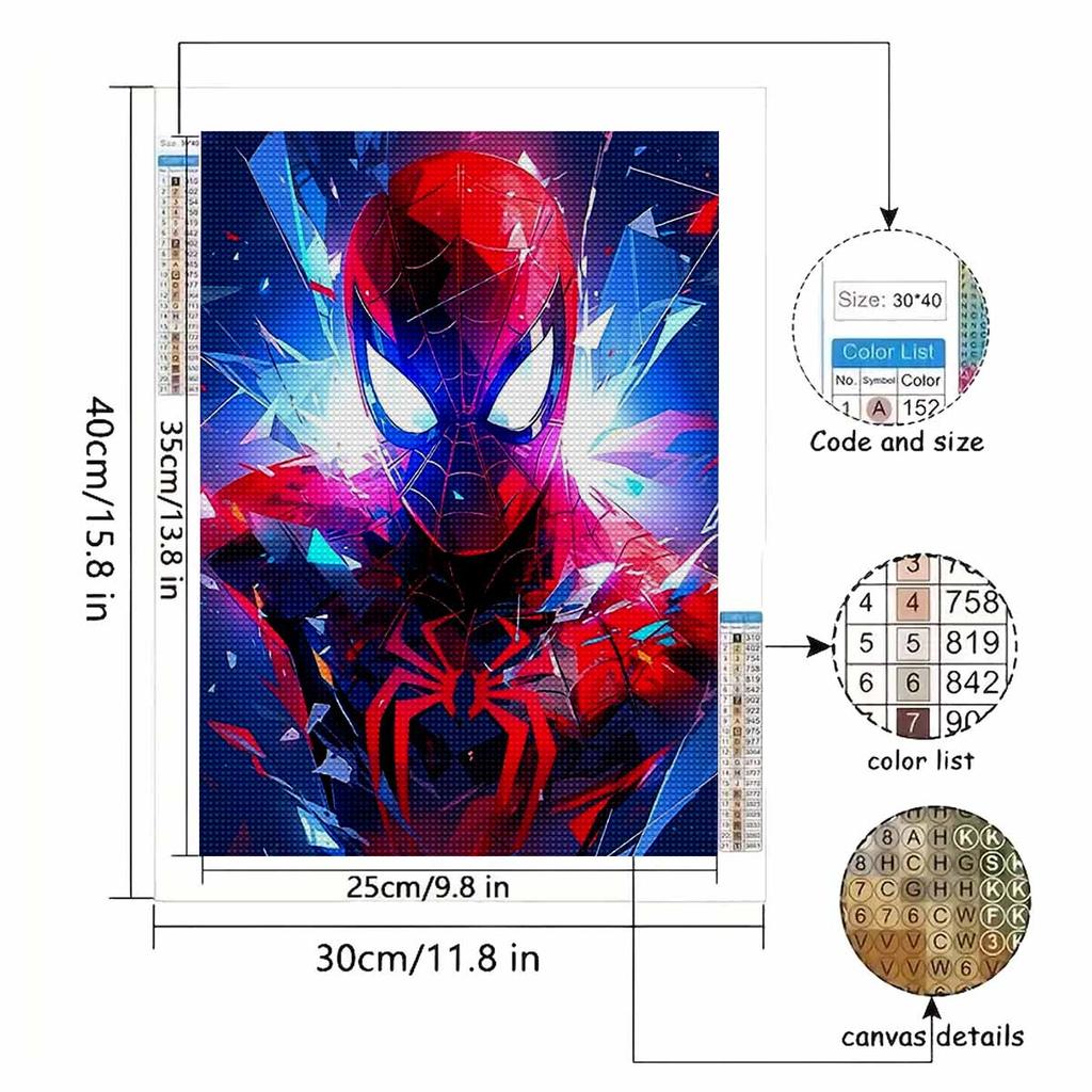 DIY Diamond Painting The Broken Hero Cross Stitch Kit Mosaic Art Diamond Painting Full Circle Diamond Home Decoration