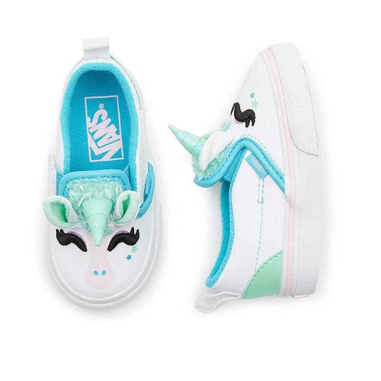 Vans Adidași Slip-On 5 Copil Mic Unicorn Albastru Albastru-Atol Iridescent VN0A5HFR3WS