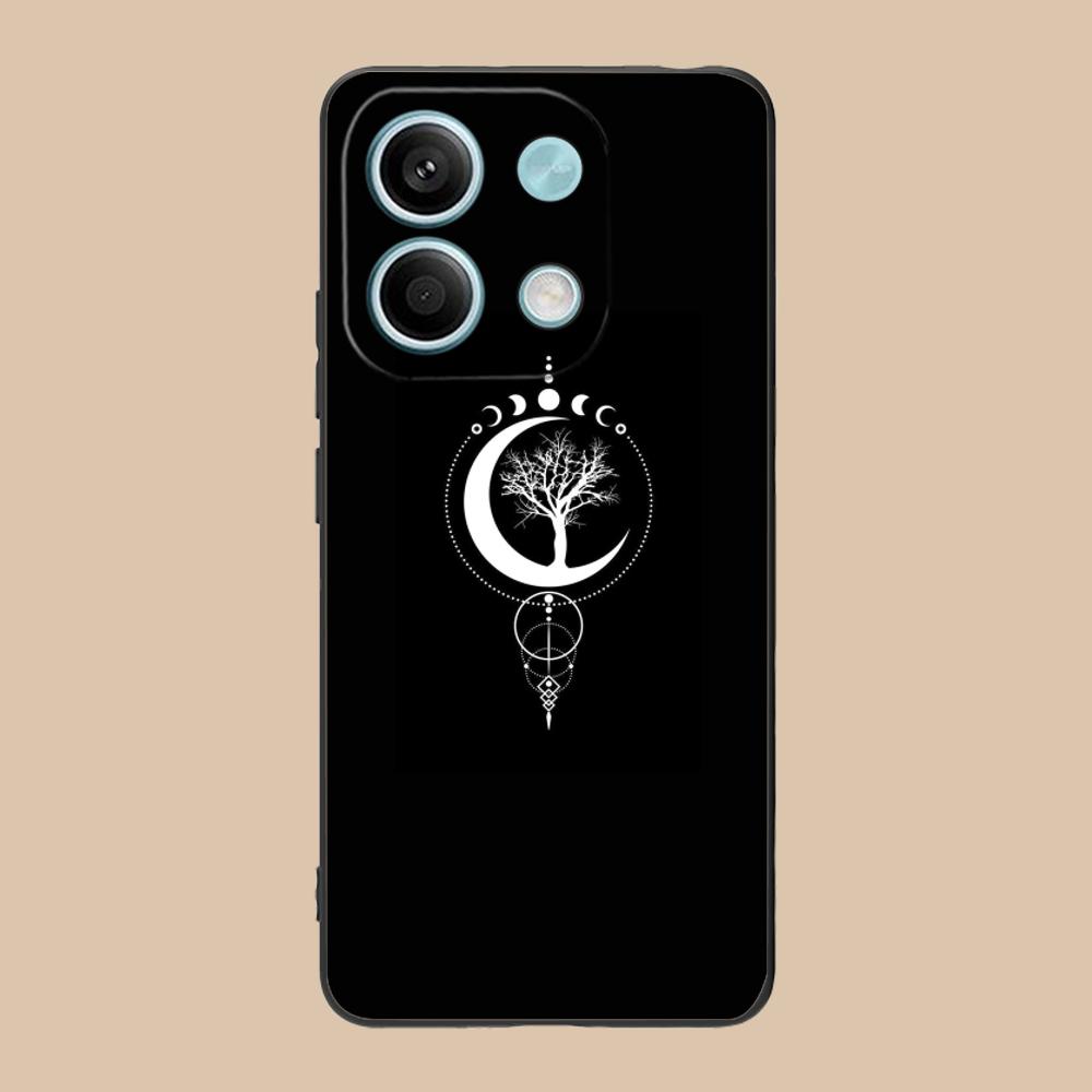 Sun Moon Mobile Cell Phone Case for Xiaomi 15 14 13 12 Mi 11 T Ultra Lite Pro S X 5G Colorful Printing Cover Pretty Luxury Cover