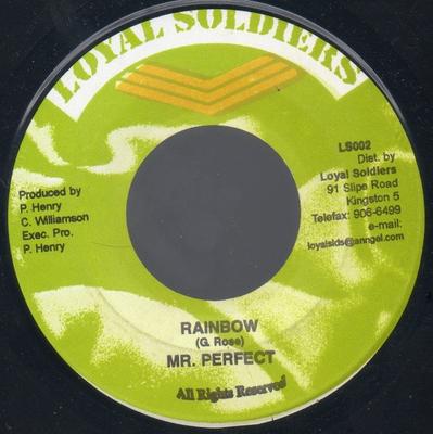7inch Record PERFECT / DONNA V - Rainbow / Runaway LS0029 Loyal Soldiers  2004 Jamaica Reggae, Ska & Dub Used