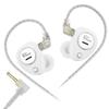 KZ Taurus Gaming Earphones, Wired In-Ear Monitors, 2DD 8mm Dynamic Drivers, Professional Electronic Crossover Technology, 6mm Dual Microphones, 6mm