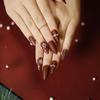 European & American Christmas Press-On False Nails Set