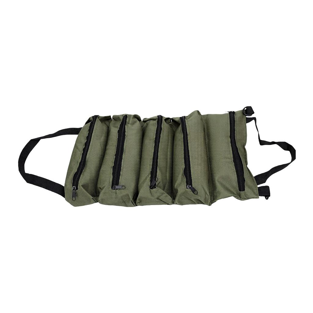 Tool Bag 600D Oxford Cloth 5 Zippered Pockets Portable Tool Pouch for Car Home Garage Storage