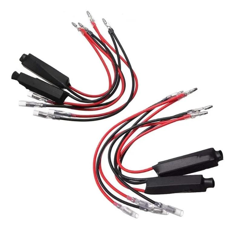 12V Universal for Motorcycle Flasher LED Turn Signal Indicator Resistor Adapter - Fix No Flash or Fast Flash Issues