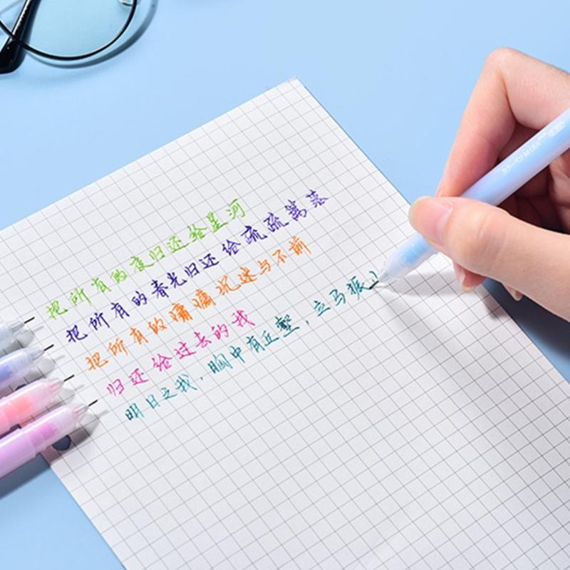 6/10/12 Pcs Neutral Pen Multicolour Gel Pen Set 0.5mm Writing Pen Gift Pen Journaling Pen Painting Pen Gel Ink Pen